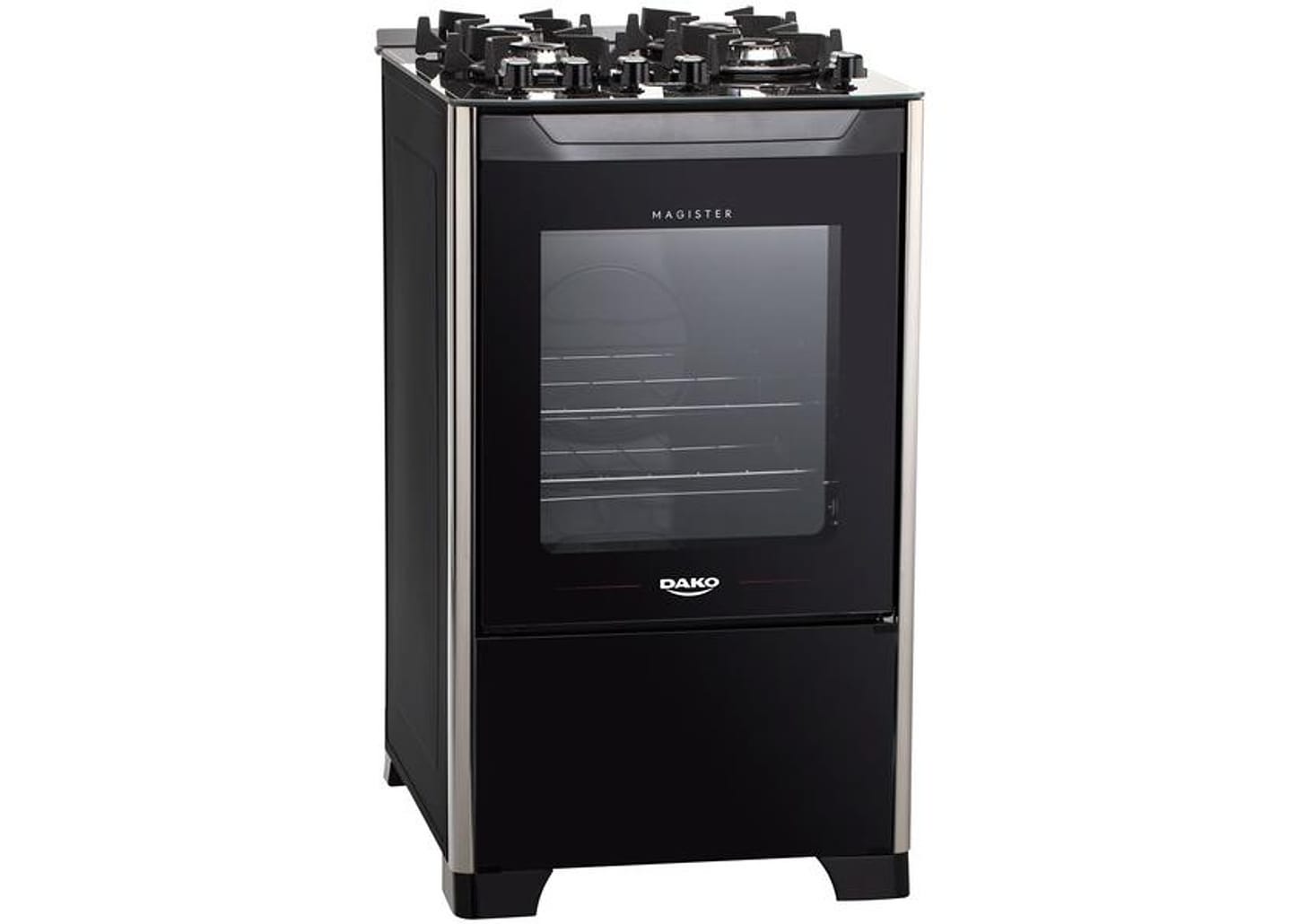 Fogão 4 Bocas Preto Dako Acendimento Automático - Magister