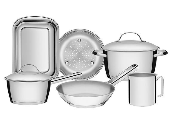 Jogo de Panelas Tramontina Inox 6 Peças 65660/283 Allegra