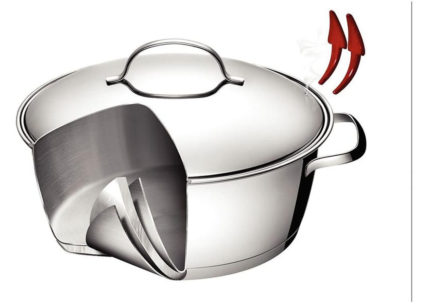 Jogo de Panelas Tramontina Inox 6 Peças 65660/283 Allegra