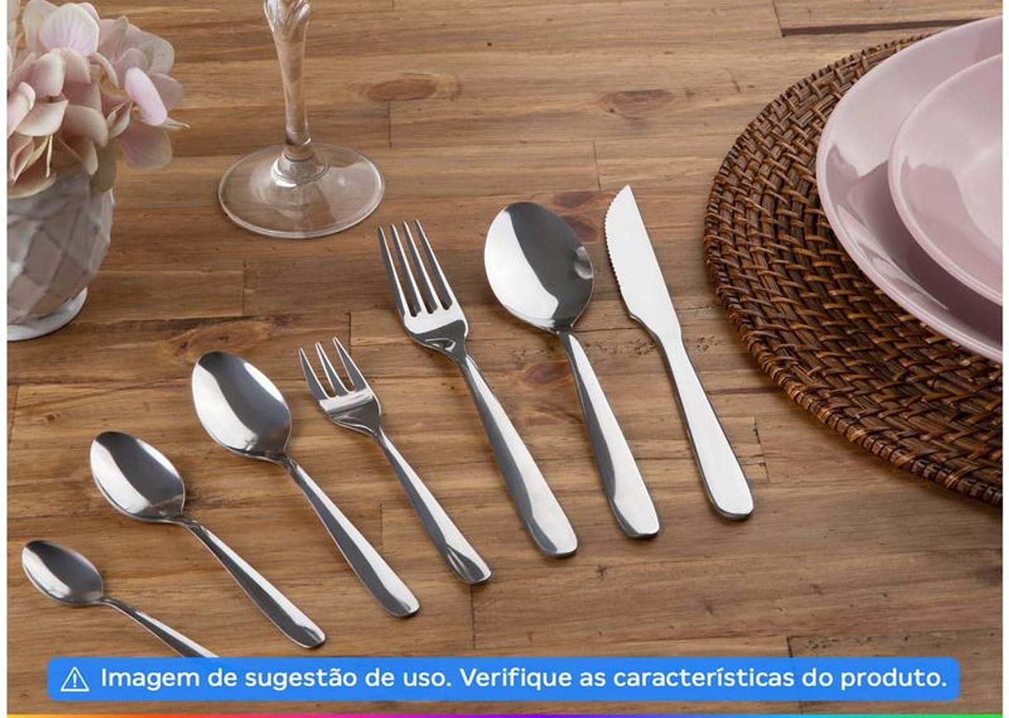 Faqueiro Tramontina Inox 84 Peças - Havaí