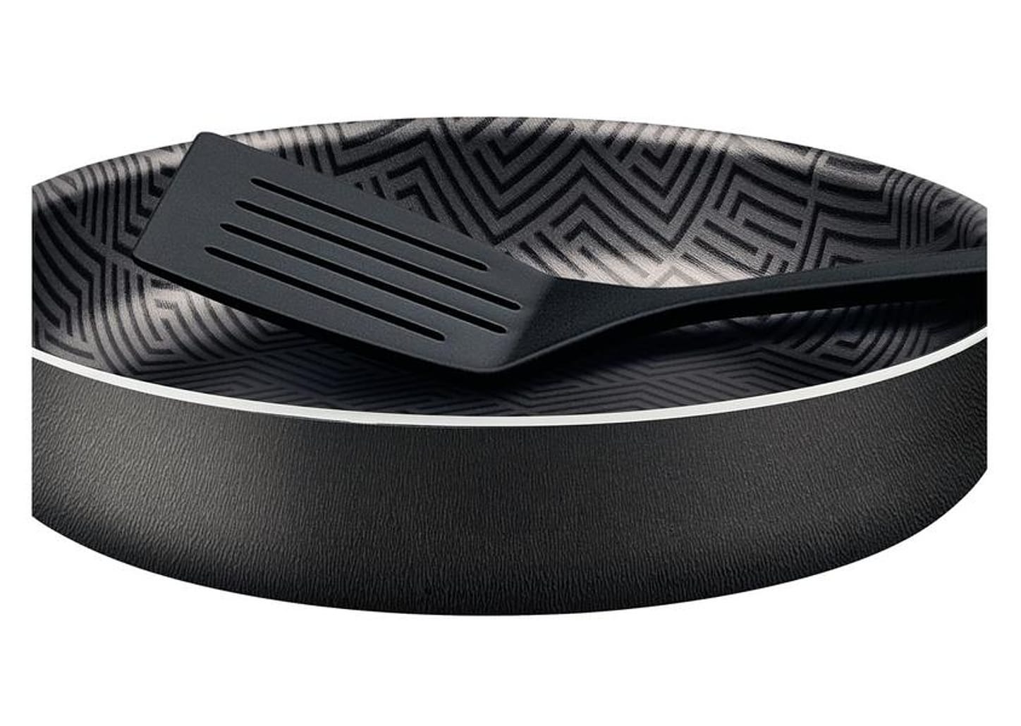 Frigideira Antiaderente Tramontina de Alumínio Paris Chumbo 22cm com Espátula