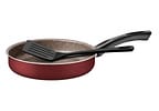 Frigideira Antiaderente Tramontina de Alumínio Paris Vermelha 22cm com Espátula