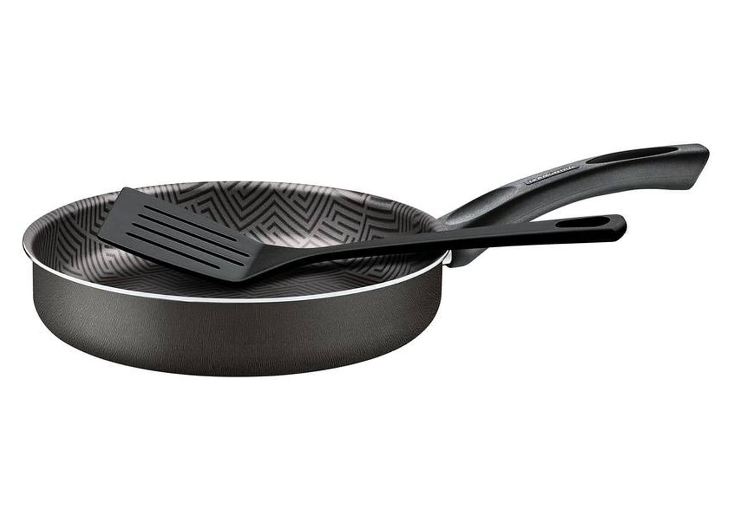 Frigideira Antiaderente Tramontina de Alumínio Paris Chumbo 20cm com Espátula