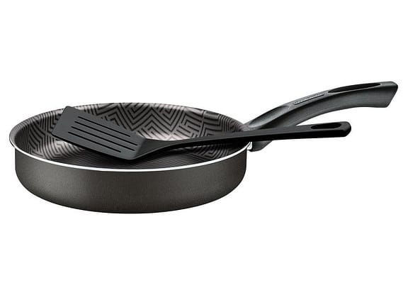 Frigideira Antiaderente Tramontina de Alumínio Paris Chumbo 20cm com Espátula