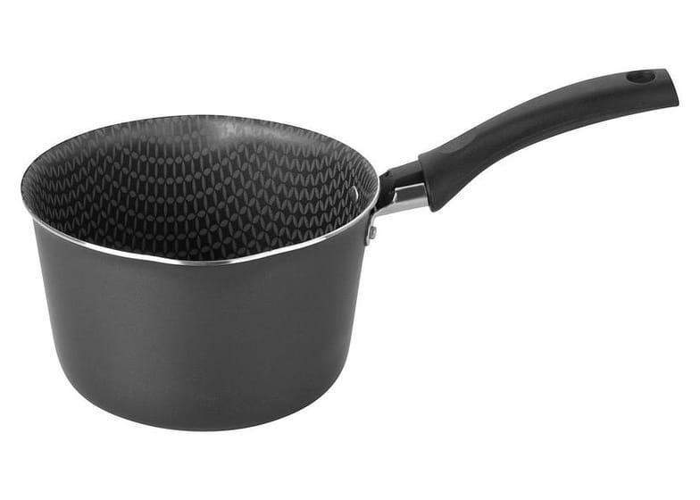 Panela Multiflon Antiaderente de Alumínio - Cinza 14cm 1,1L Gourmet Cônica
