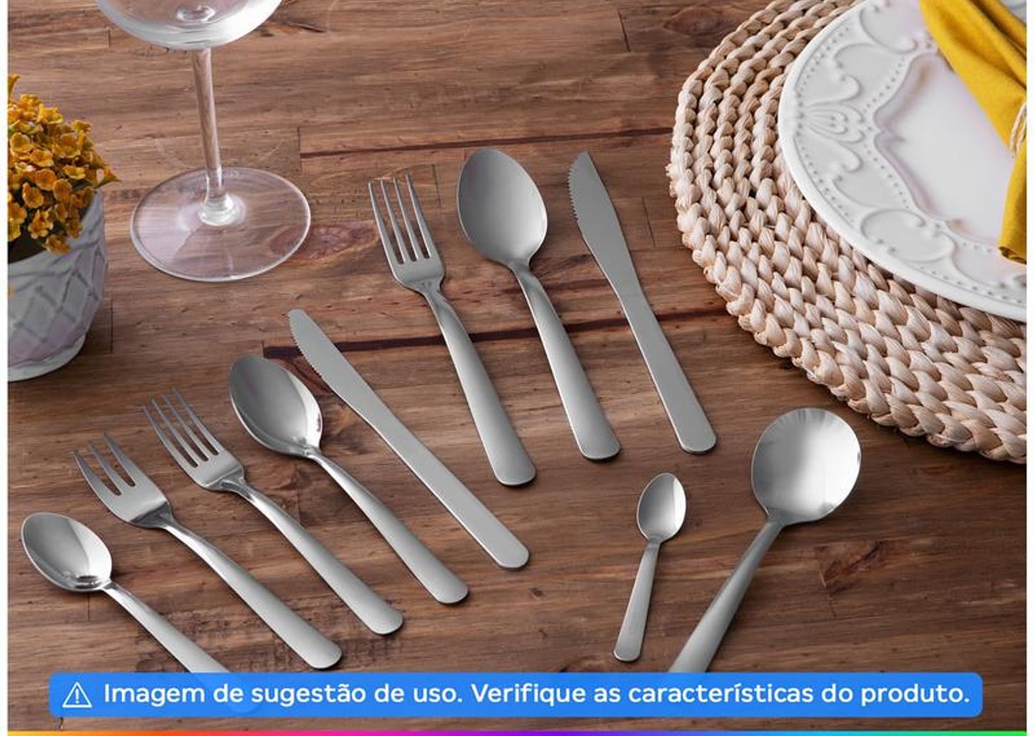 Faqueiro Tramontina Inox 100 Peças - Malibu