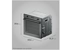 Forno a Gás de Embutir Electrolux Grill Convecção com Timer 80L Cinza Experience OE8GF