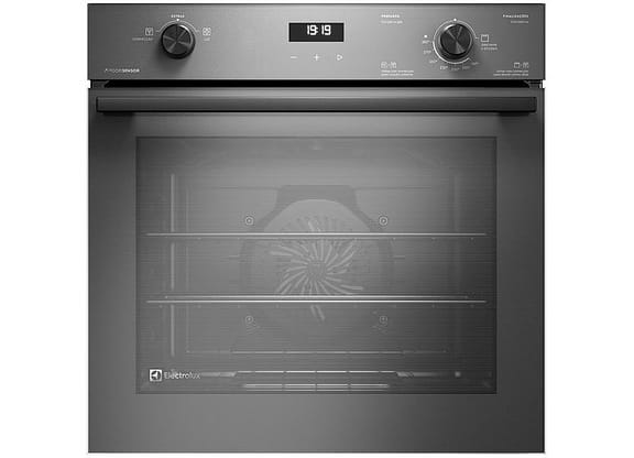 Forno a Gás de Embutir Electrolux Grill Convecção com Timer 80L Cinza Experience OE8GF