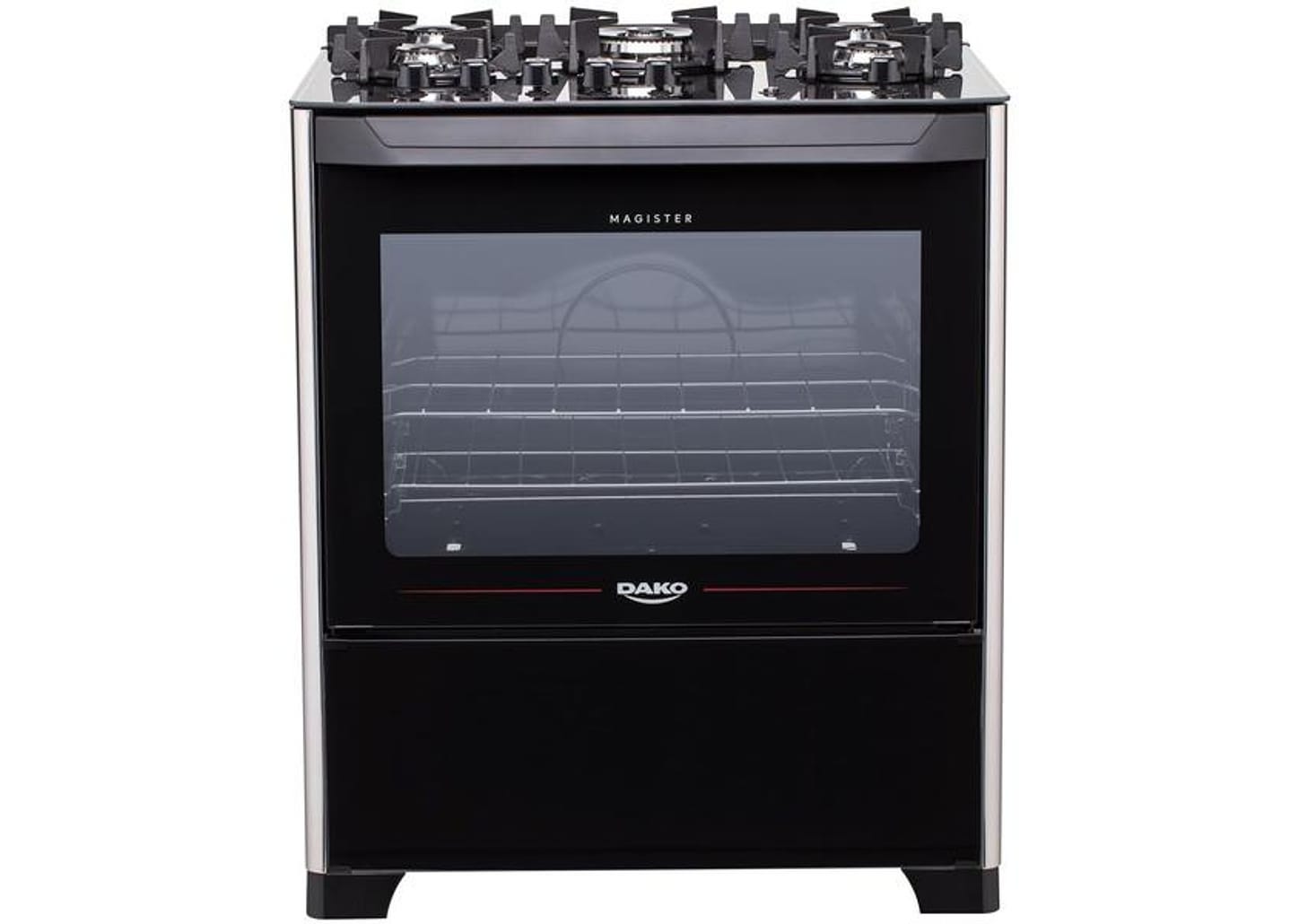 Fogão 5 Bocas Dako Preto Acendimento Automático - Magister