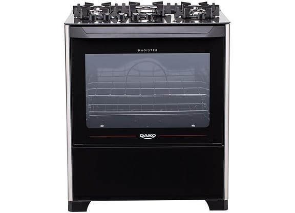 Fogão 5 Bocas Dako Preto Acendimento Automático - Magister