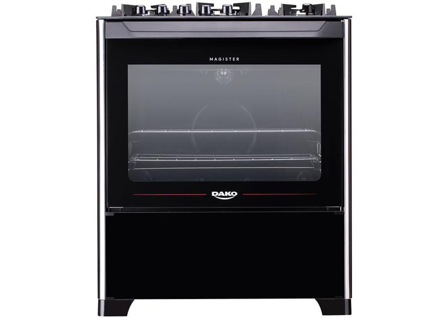 Fogão 5 Bocas Dako Preto Acendimento Automático - Magister