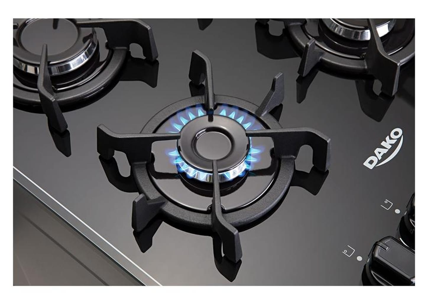 Fogão 5 Bocas Dako Preto Acendimento Automático - Magister