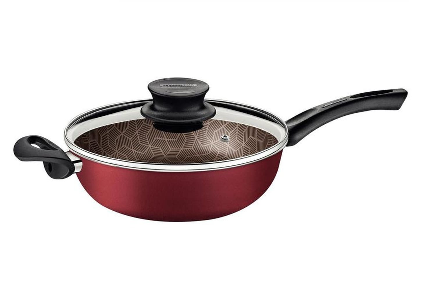 Frigideira Antiaderente Tramontina de Alumínio Paris Vermelha 24cm