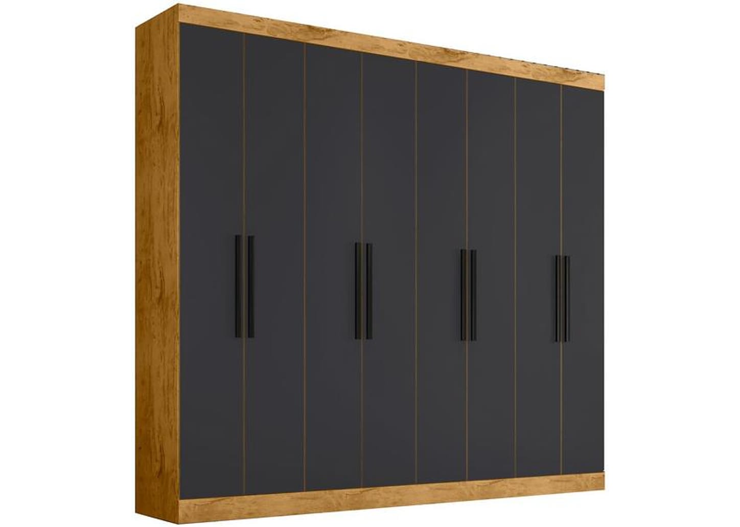 Guarda-roupa Casal 8 Portas 4 Gavetas - Araplac Porto