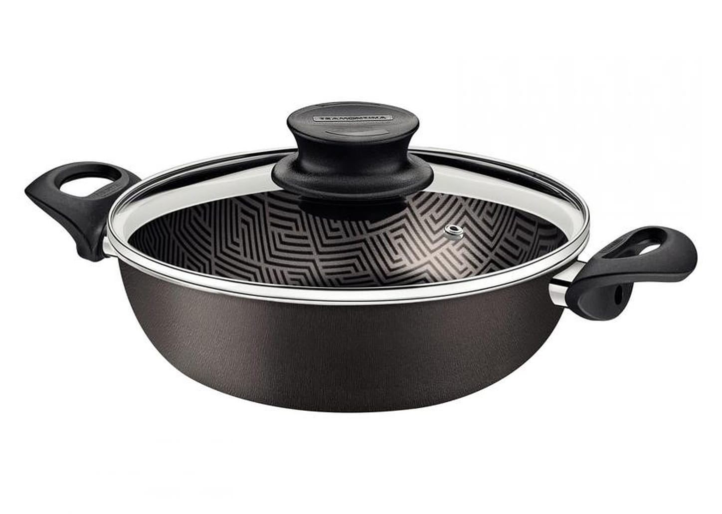 Frigideira Antiaderente Tramontina de Alumínio Funda Paris Chumbo 24cm