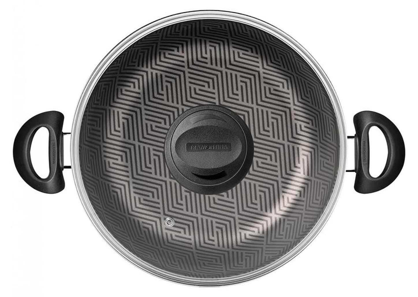 Frigideira Antiaderente Tramontina de Alumínio Funda Paris Chumbo 24cm