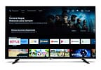 Smart TV 65” 4K DLED Rig Vizzion BR65GUA IPS - Android Wi-Fi Google Assistente 3 HDMI 2 USB