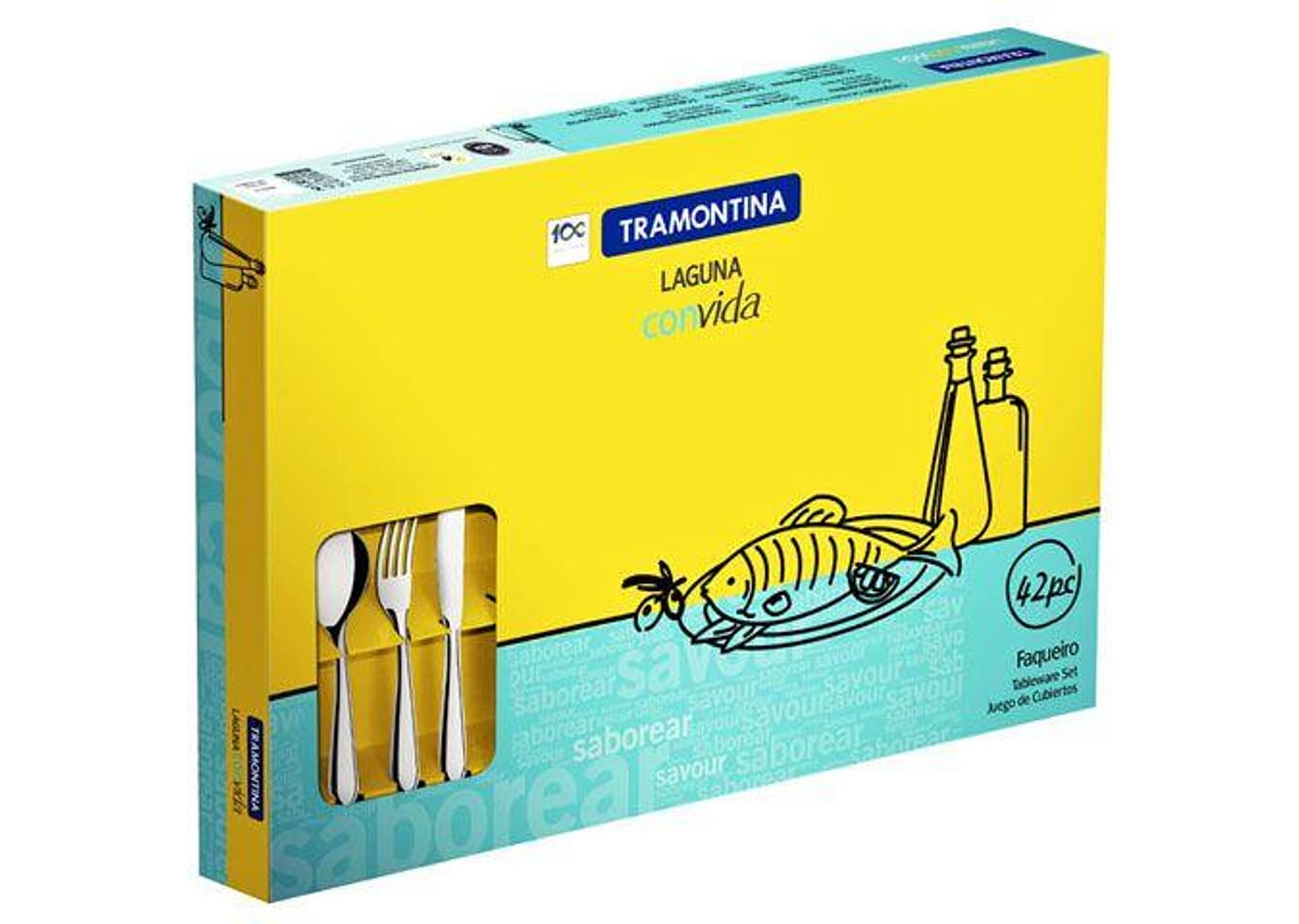 Faqueiro 42 Peças Inox - Tramontina Laguna