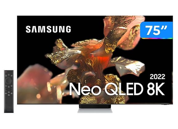 Smart TV 75” 8K Neo QLED Samsung QN75QN900B - VA 120Hz Wi-Fi Bluetooth HDR Alexa 4 HDMI 3 USB