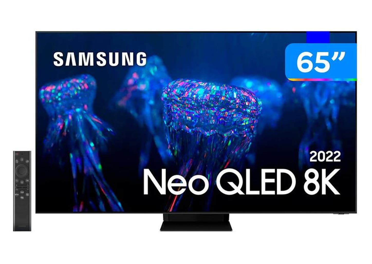 Smart TV 65” 8K Neo QLED Samsung QN65QN800B - VA 120Hz Wi-Fi Bluetooth HDR Alexa 4 HDMI 3 USB