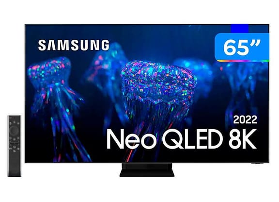 Smart TV 65” 8K Neo QLED Samsung QN65QN800B - VA 120Hz Wi-Fi Bluetooth HDR Alexa 4 HDMI 3 USB