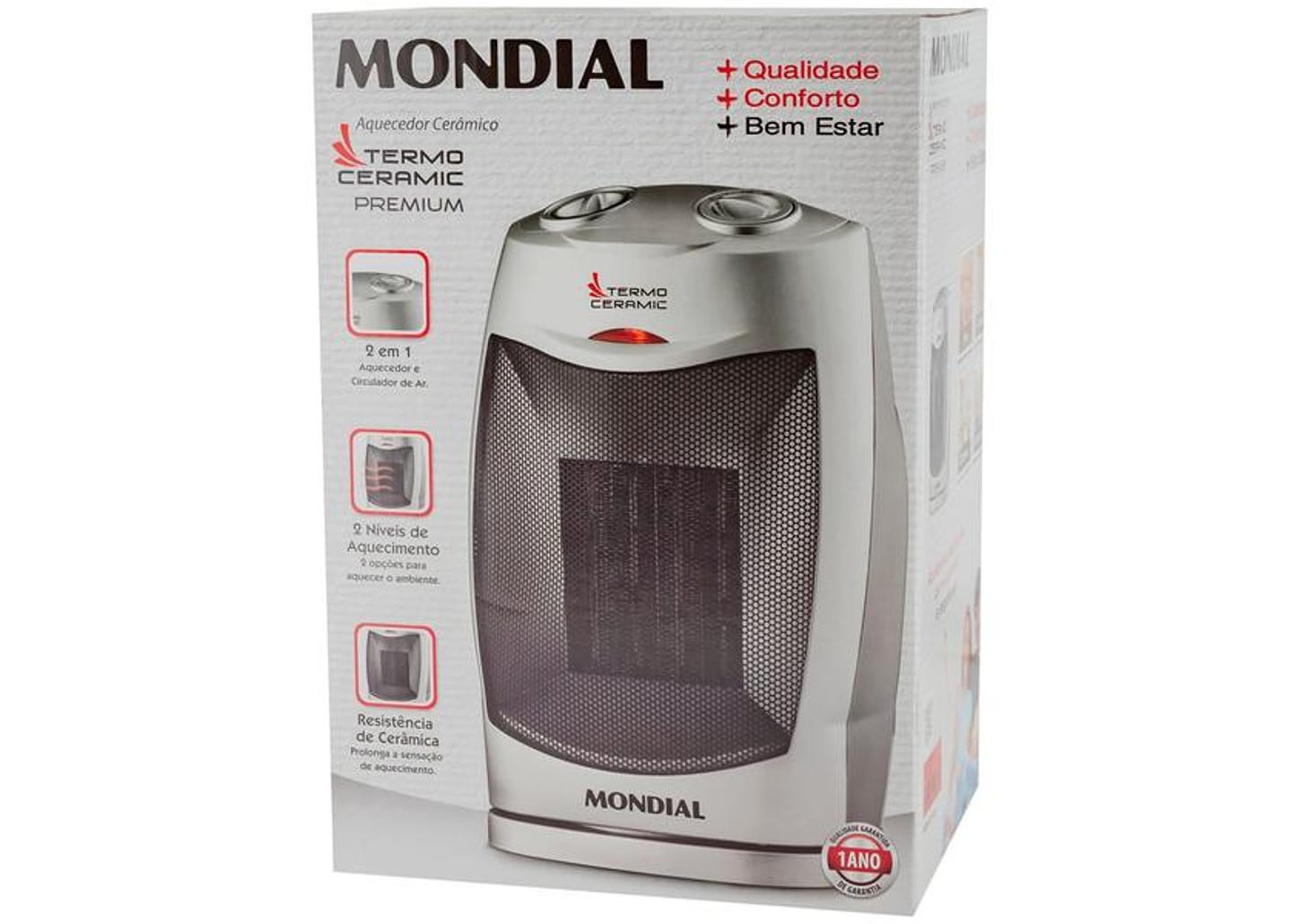 Aquecedor Elétrico Mondial Termo Ceramic A-05 - Portátil