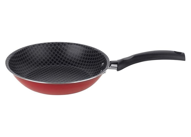 Frigideira Antiaderente Multiflon de Alumínio Essencial Vermelho 20cm