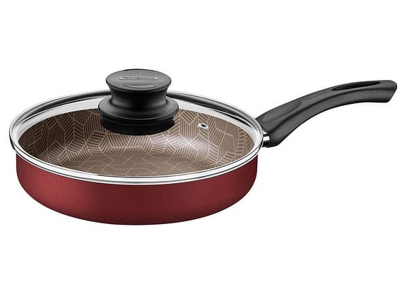 Frigideira Antiaderente Tramontina de Alumínio Paris Vermelha 24cm
