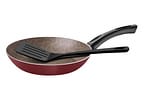 Frigideira Antiaderente Tramontina de Alumínio Paris Vermelha 18cm com Espátula