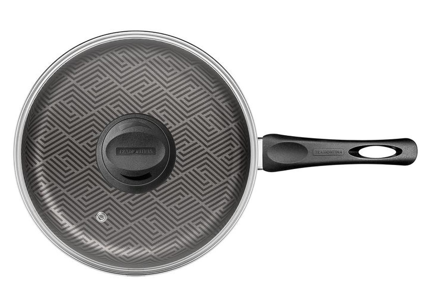 Frigideira Antiaderente Tramontina de Alumínio Paris Chumbo 24cm