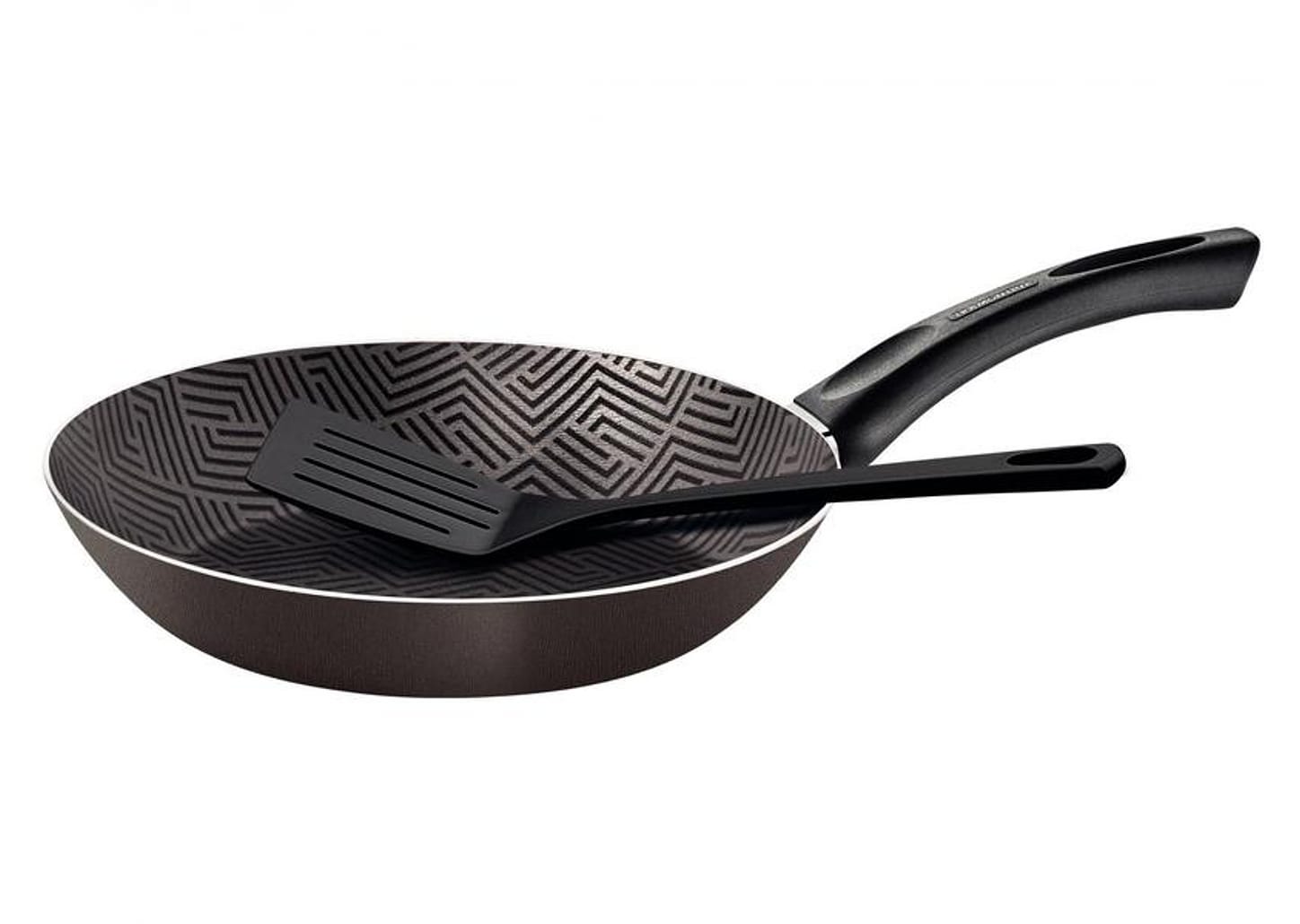 Frigideira Antiaderente Tramontina de Alumínio Paris Chumbo 24cm com Espátula