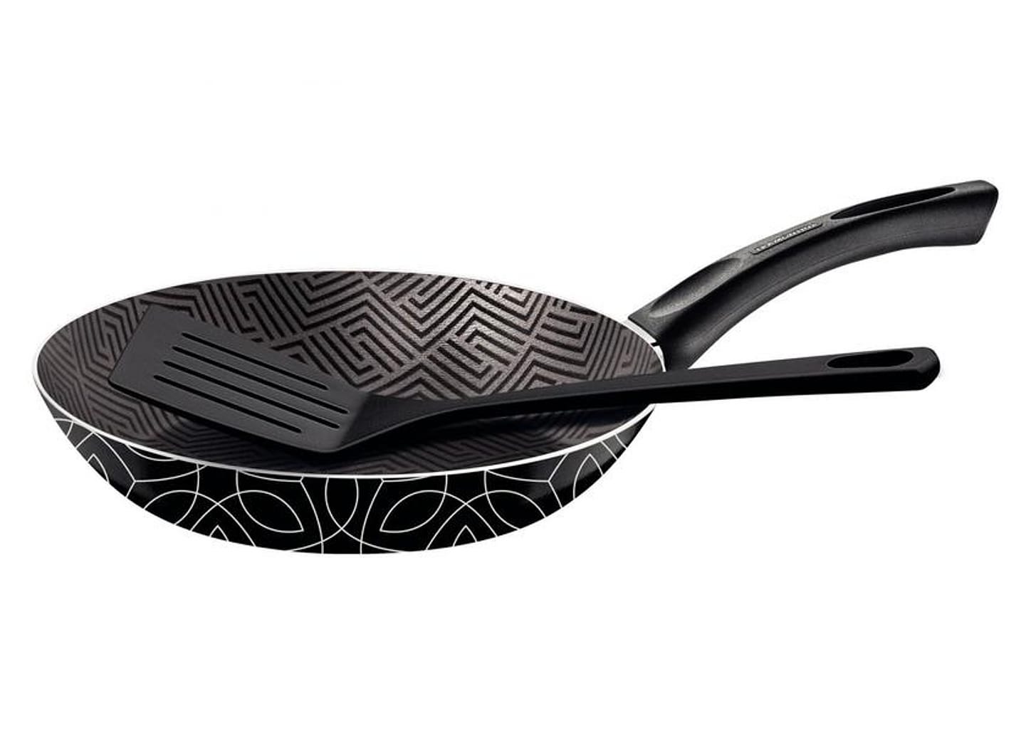 Frigideira Antiaderente Tramontina de Alumínio Paris Preta 18cm com Espátula