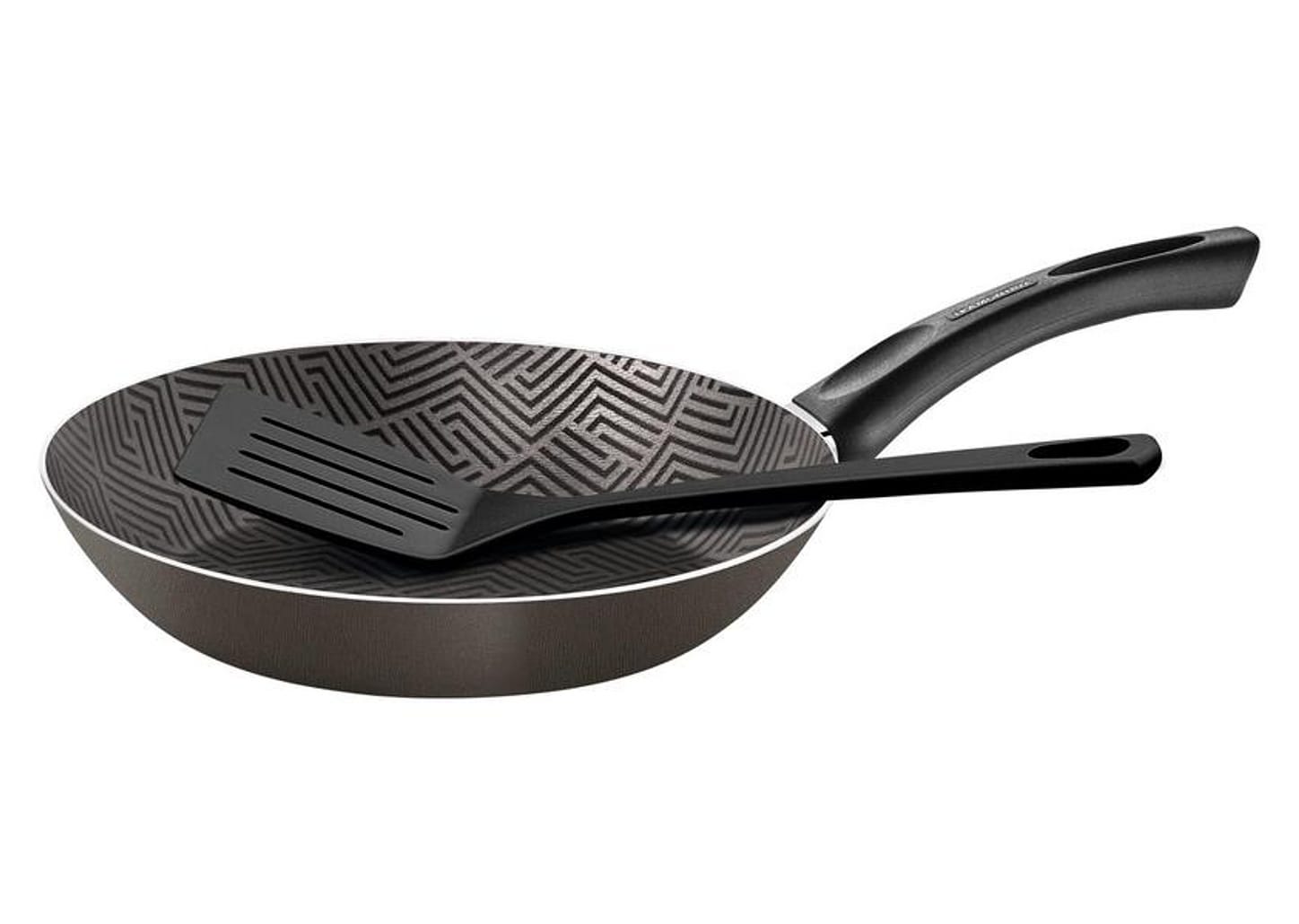 Frigideira Antiaderente Tramontina de Alumínio Paris Chumbo 20cm com Espátula