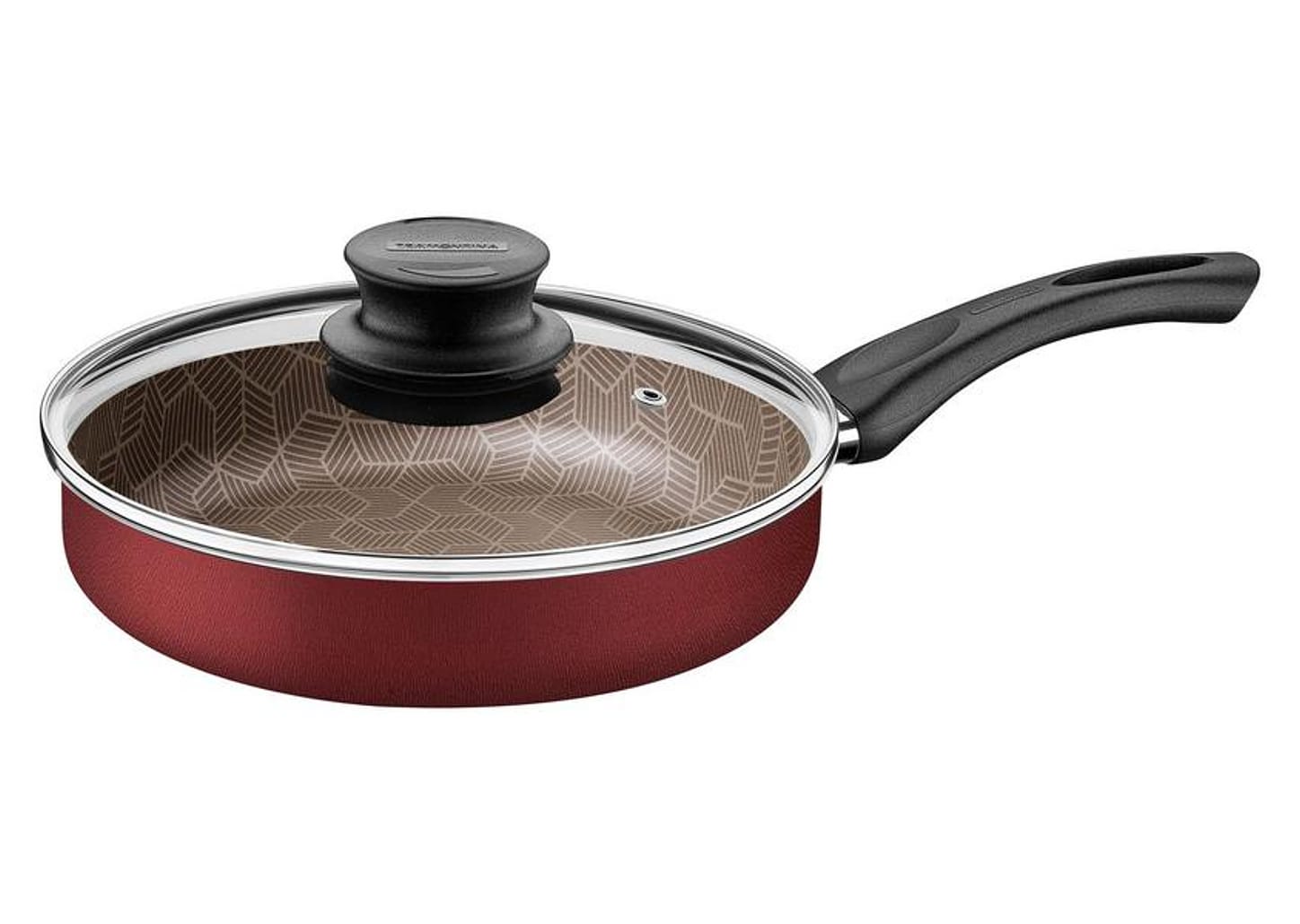 Frigideira Antiaderente Tramontina de Alumínio Paris Vermelha 22cm