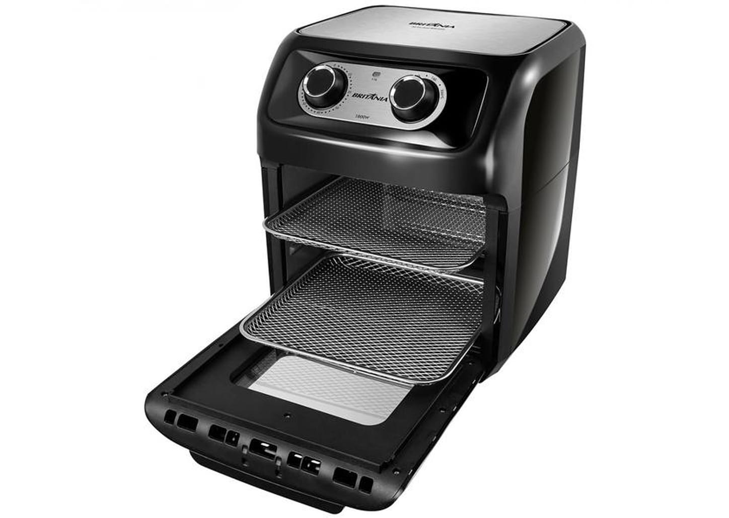 Fritadeira Elétrica sem Óleo/Air Fryer Britânia - Oven BFR2300P Preta 3,5L