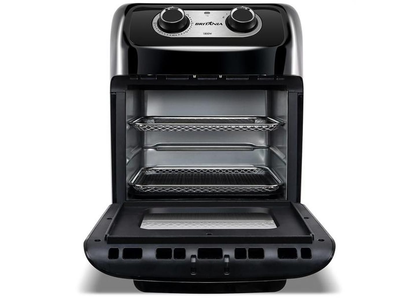 Fritadeira Elétrica sem Óleo/Air Fryer Britânia - Oven BFR2300P Preta 3,5L