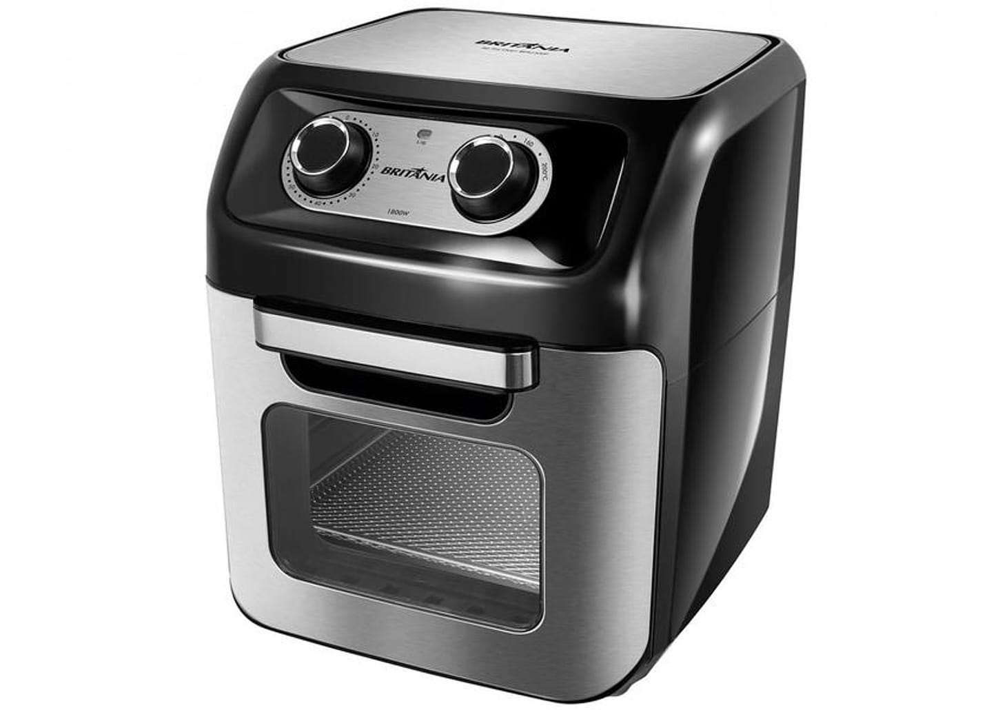Fritadeira Elétrica sem Óleo/Air Fryer Britânia - Oven BFR2300P Preta 3,5L