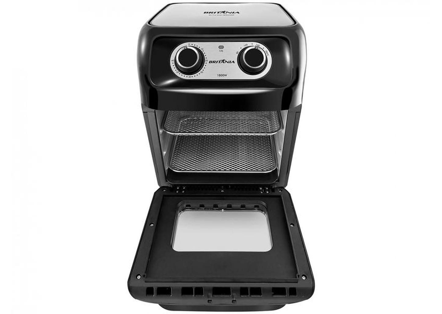 Fritadeira Elétrica sem Óleo/Air Fryer Britânia - Oven BFR2300P Preta 3,5L