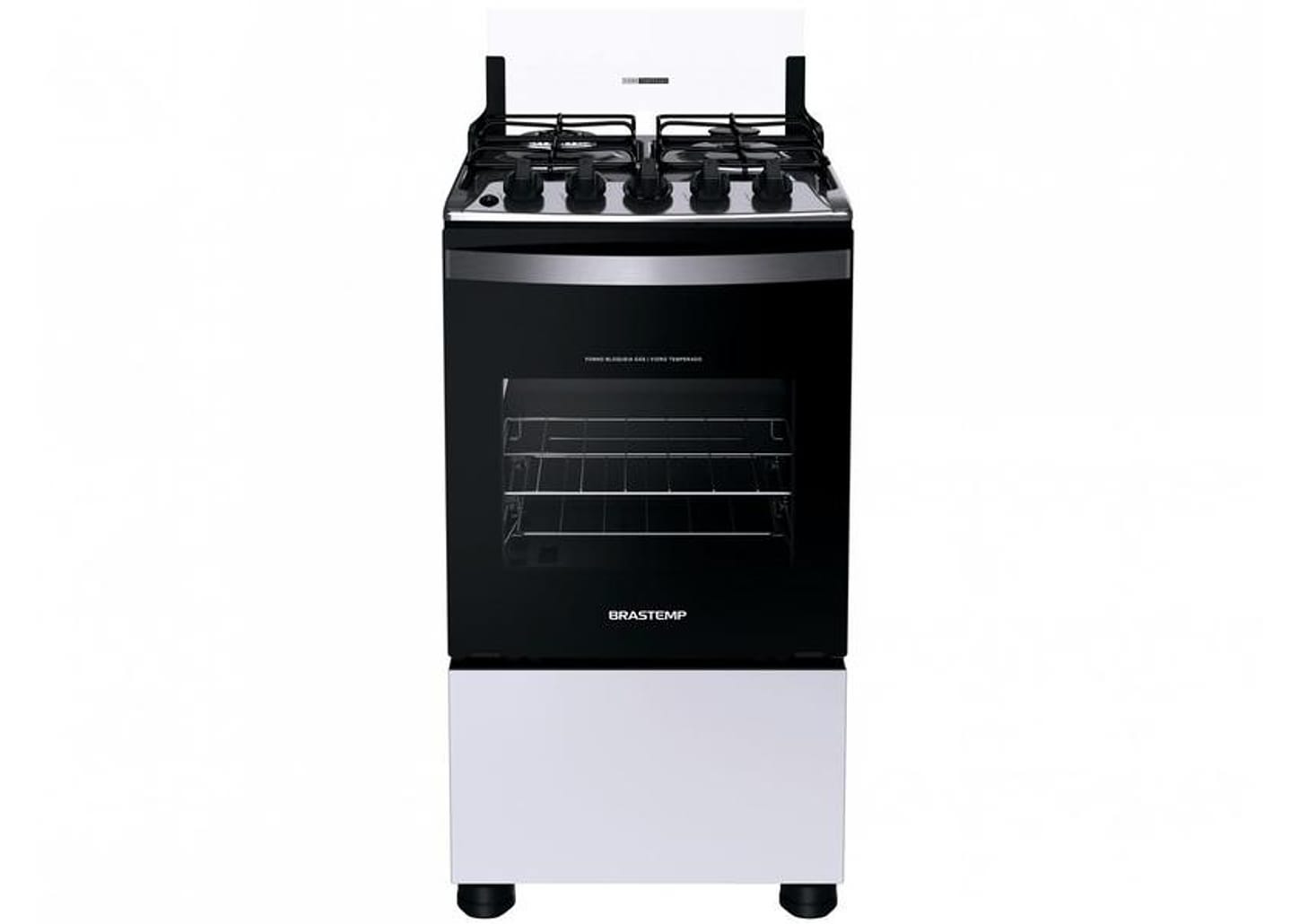 Fogão 4 Bocas Brastemp Branco - Acendimento Automático BFO4