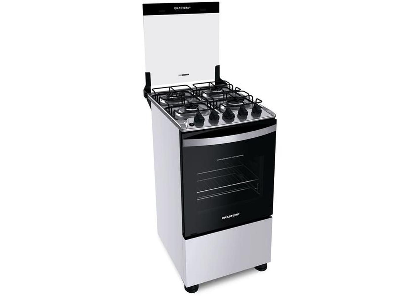 Fogão 4 Bocas Brastemp Branco - Acendimento Automático BFO4