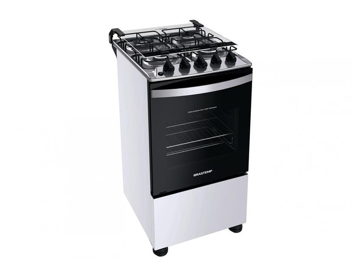 Fogão 4 Bocas Brastemp Branco - Acendimento Automático BFO4