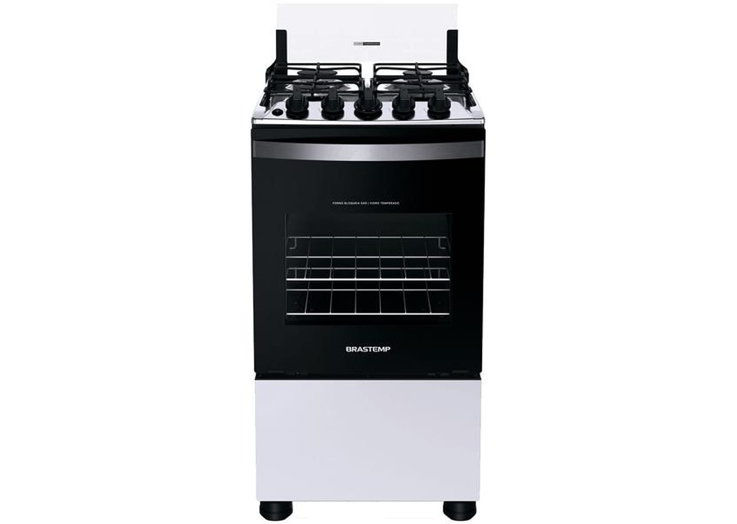 Fogão 4 Bocas Brastemp Branco - Acendimento Automático BFO4