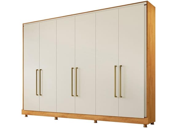 Guarda-roupa Casal 6 Portas 6 Gavetas - Made Marcs Apollo
