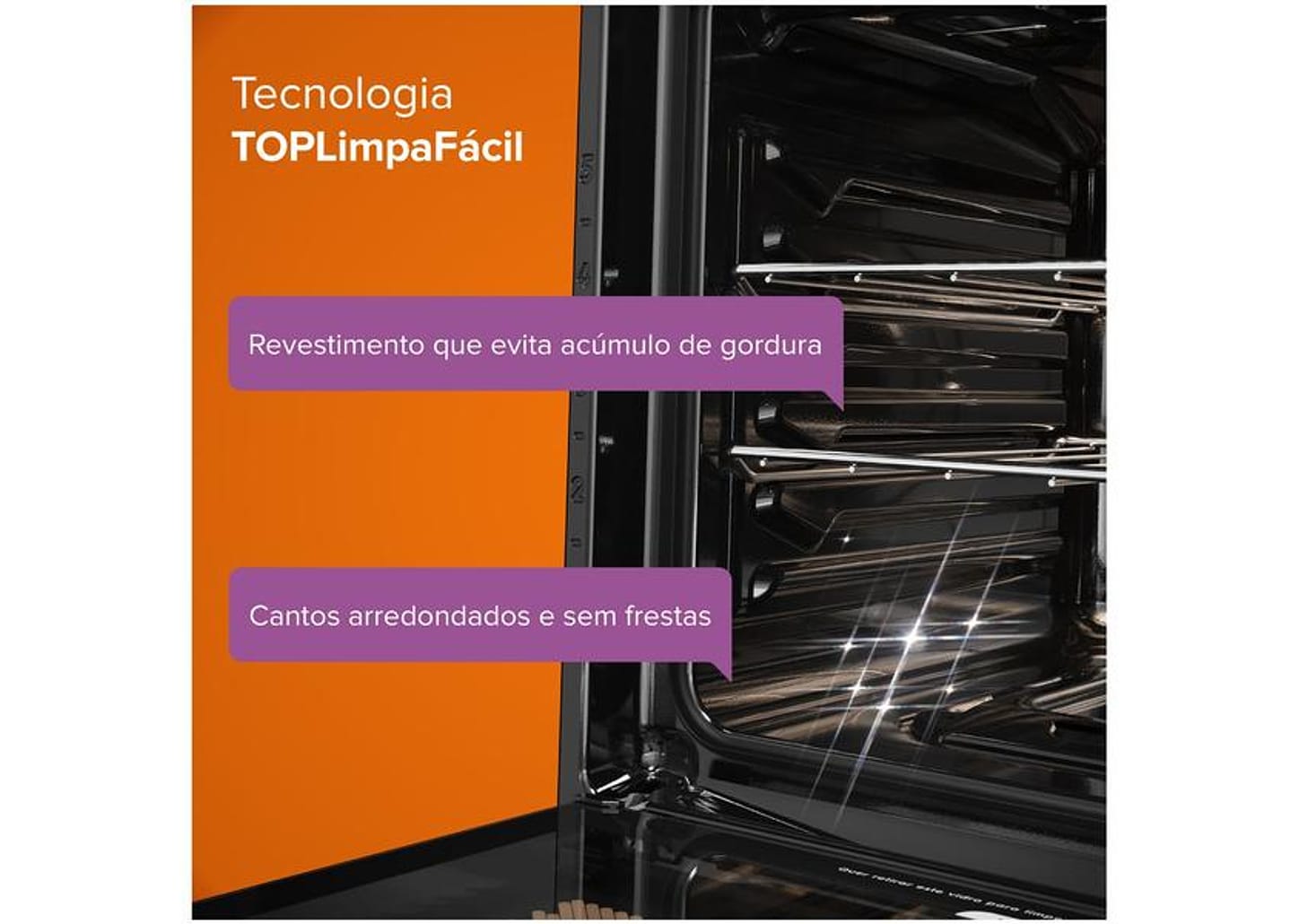 Forno Elétrico de Embutir Continental 80L - Preto OC8EM