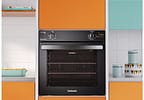 Forno a Gás de Embutir Continental 80L - Preto OC8GM