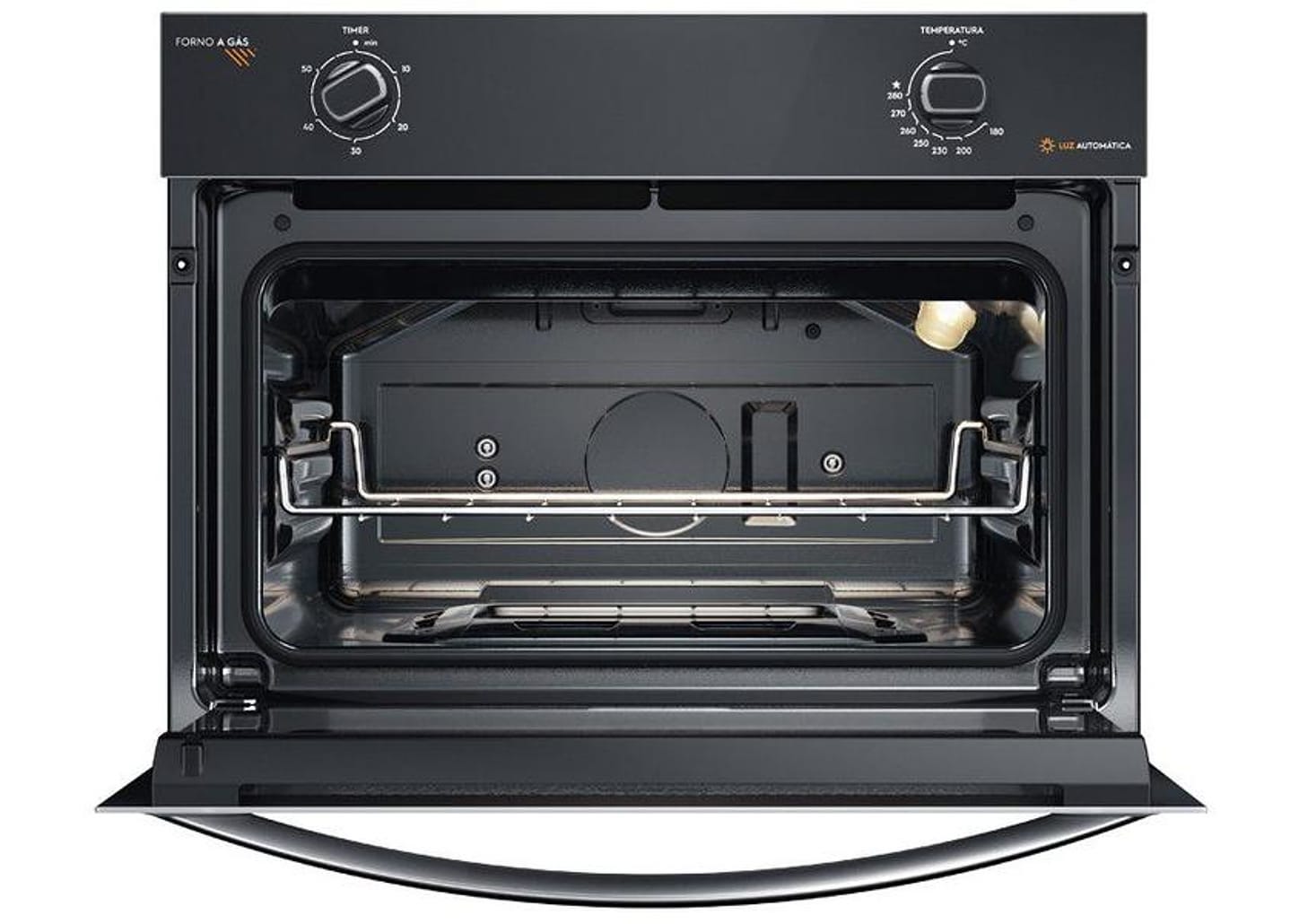 Forno a Gás de Embutir Continental 50L Preto - OC4GM