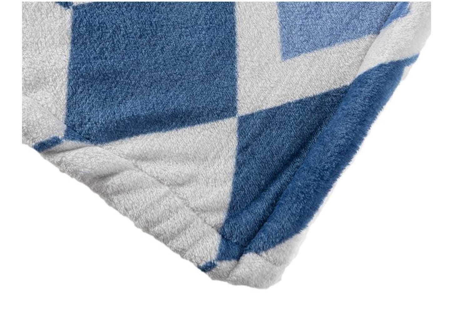 Cobertor Casal Jolitex Poliéster Azulejo