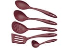 Conjunto de Utensílios de Nylon Tramontina Ability Vermelho 5 Peças