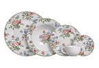 Aparelho de Jantar Chá 20 Peças Alleanza Faiança - Redondo Flat Romantica