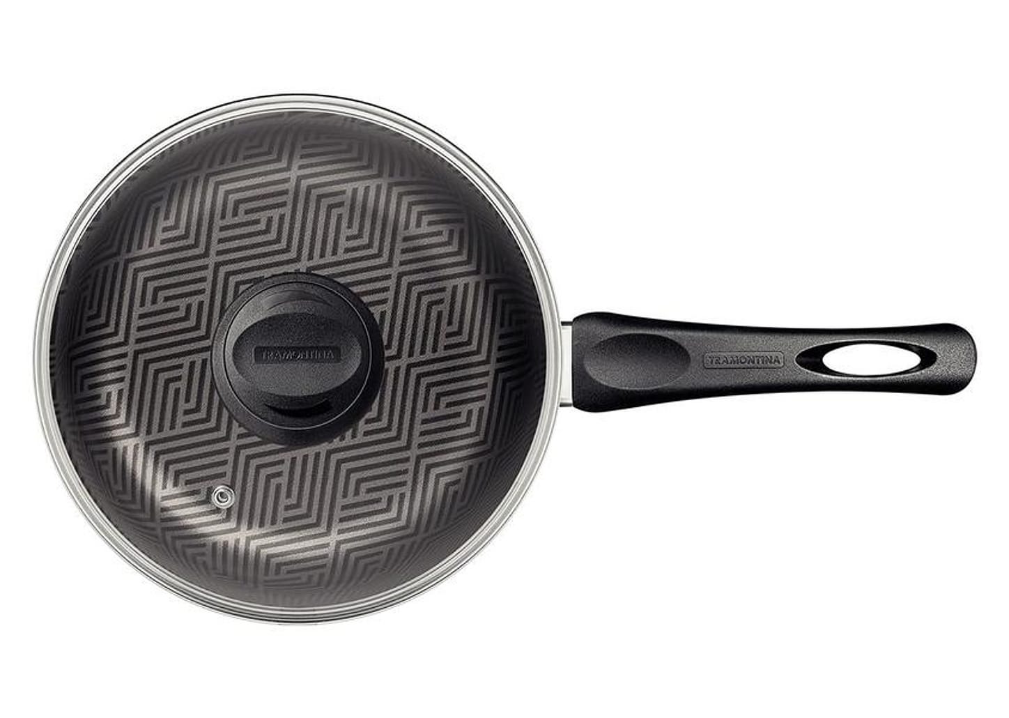 Panela Tramontina Paris Antiaderente de Alumínio Chumbo 16cm